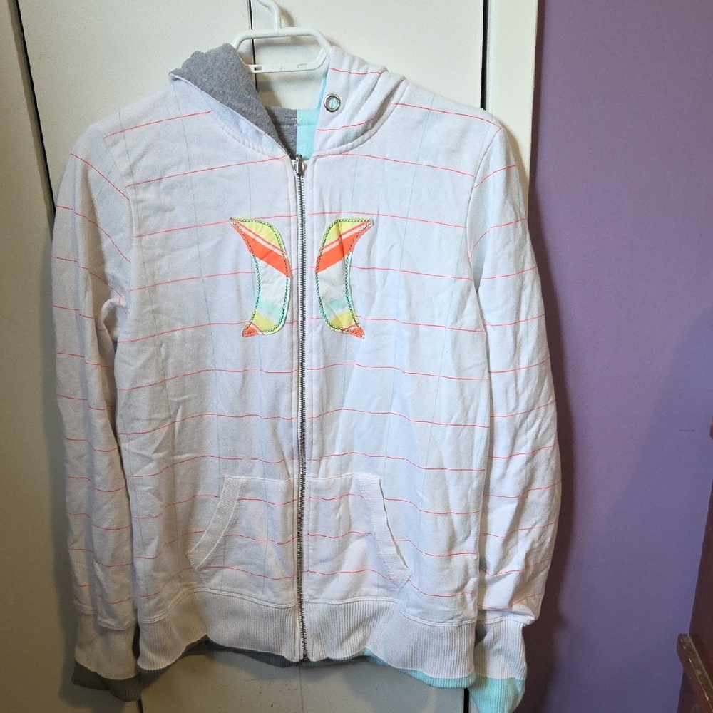Kids White and Gray Hoodie